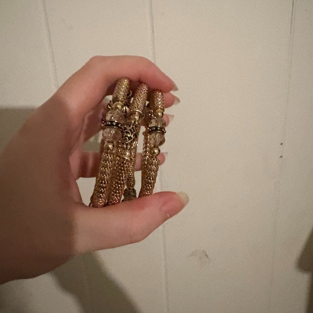 Golden wrap bracelet